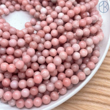 Опал розовый №1 8 мм