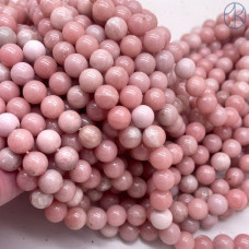 Опал розовый №1 8 мм