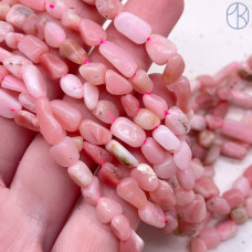 Опал розовый галтовка ~ 6-8 мм