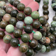 Опал темно-зеленый 10 мм