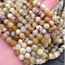 Опал желтый №1 6 мм