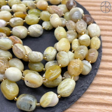 Опал желтый галтовка ~ 12-17 мм 