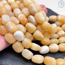 Опал желтый галтовка ~ 14-18 мм