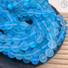 Опалитовое стекло голубое 12 мм