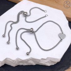 Основа для браслета №1 цвет серебро 18К 2 мм Основа для браслета №1 цвет серебро 18К 2 мм