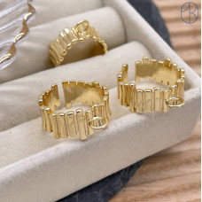 Основа для кольца с петелькой, цвет золото