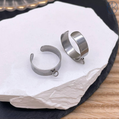 Основа для кольца сталь цвет серебро