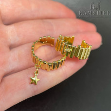 Основа для колец Люкс №1, цвет золото 20 мм 