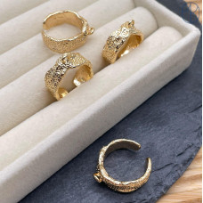 Основа для колец с петелькой №1, цвет золото 20 мм