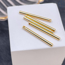 Палочка круг, цвет золото 25х2 мм 