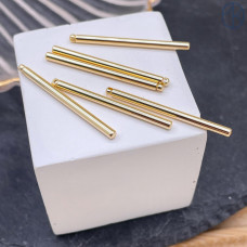 Палочка круг, цвет золото 30х2 мм 