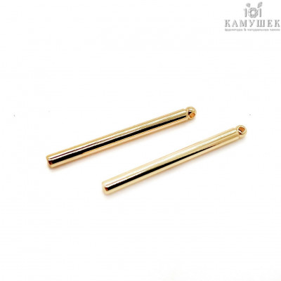 Палочка круг, цвет золото 35х2 мм 