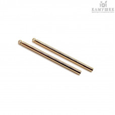 Палочка круг, цвет золото 35х2 мм 
