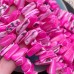 Перламутр сколы, цвет розовый №2 12-20 мм