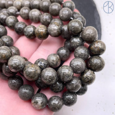 Пирит с включениями кварца 10 мм 