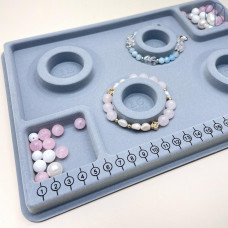 Планшет для браслетов серый 29х20 см