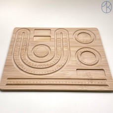 Планшет для колье и браслетов бамбук 35х29 см