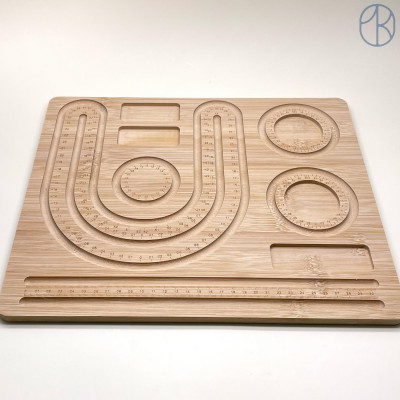 Планшет для колье и браслетов бамбук 35х29 см