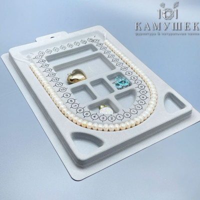 Планшет для колье серый 21х15 см