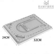 Планшет для колье серый 32х24 см