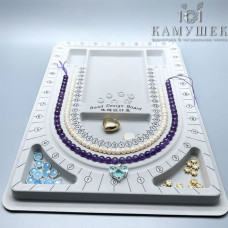 Планшет для колье серый 32х24 см