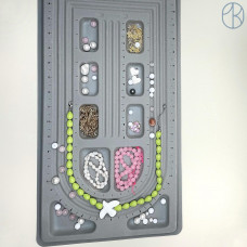 Планшет для колье серый 49х26 см