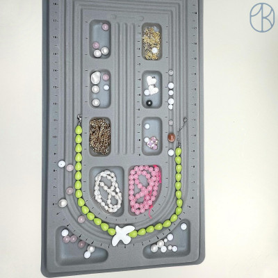 Планшет для колье серый 49х26 см