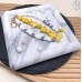 Планшет-подставка квадратный мрамор 15x15 см