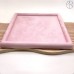 Планшет-подставка квадратный розовый 25x25 см