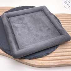 Планшет-подставка квадратный темно-серый 15x15 см