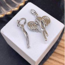 Подвеска ангел и женщина, цвет серебро 30 мм Подвеска ангел и женщина, цвет серебро 30 мм