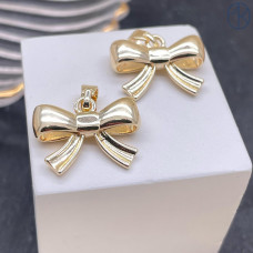 Подвеска бант, цвет золото 15х20 мм 