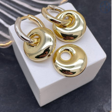 Подвеска бублик, цвет золото 18 мм