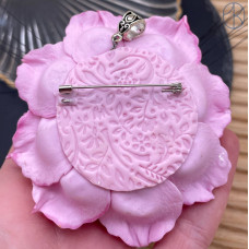 Подвеска/булавка цветок и мордочка ~ 8 см Подвеска/булавка цветок и мордочка ~ 8 см