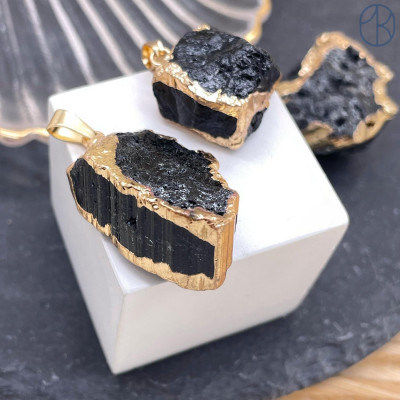 Подвеска Черный турмалин (Шерл) ~ 20-30 мм