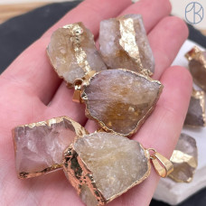 Подвеска Цитрин ~ 20-30 мм