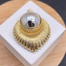 Подвеска фриформ №1, цвет биколор 34 мм