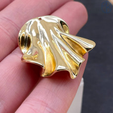 Подвеска фриформ, цвет золото 31х32 мм 