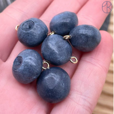 Подвеска голубика, цвет золото ~ 15 мм