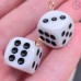 Подвеска игральная кость, цвет золото 14 мм