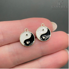 Подвеска Инь-Янь, цвет золото 10 мм