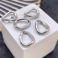 Подвеска кольцо, цвет серебро 14х2 мм 