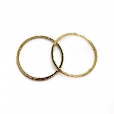 Подвеска кольцо, цвет золото 20х1 мм 