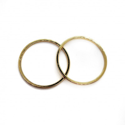 Подвеска кольцо, цвет золото 20х1 мм 