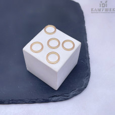 Подвеска кольцо уп. 5 шт., цвет золото 12 мм