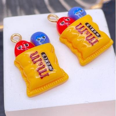 Подвеска конфета M&M's, цвет золото 20 мм
