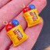 Подвеска конфета M&M's, цвет золото 20 мм