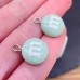 Подвеска конфета мятная M&M's, цвет серебро 14 мм
