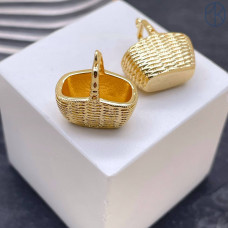 Подвеска корзинка, цвет золото 20х17 мм