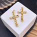 Подвеска крест, цвет золото 20х25 мм Подвеска крест, цвет золото 20х25 мм